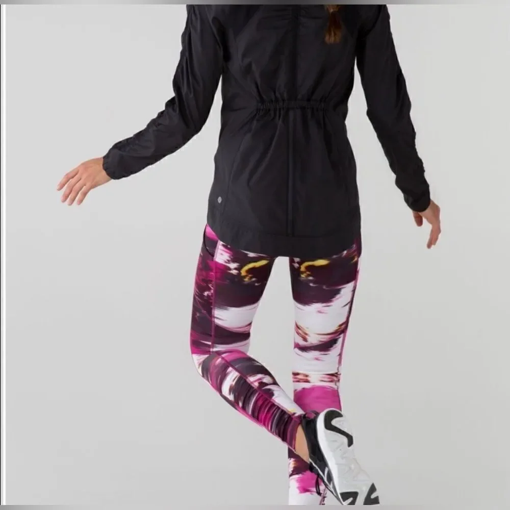 EUC Lululemon Women’s Speed Tight IV Full On Luxtreme Wind Berry Leggings - 2